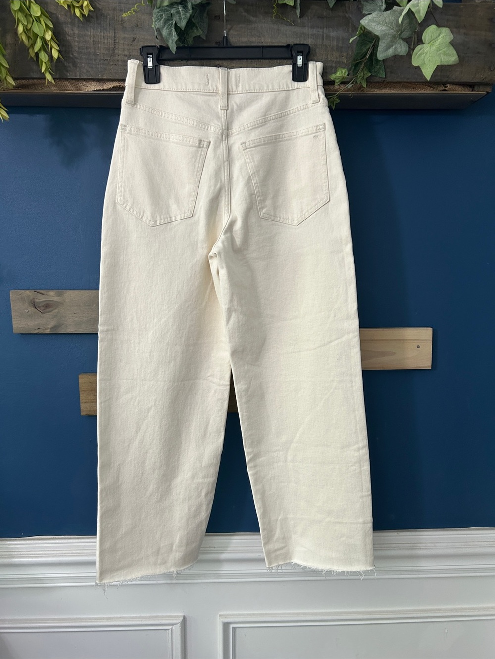 Madewell The Perfect VTG Wide-Leg Crop Jean in Off-White NWT 26 - Picture 2 of 9